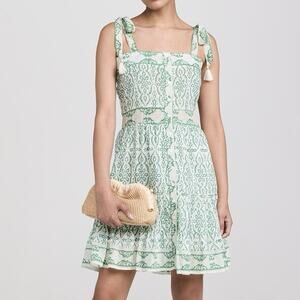 Bell By Alicia Bell Hillary Cotton Silk Blend Mini Dress Size XS